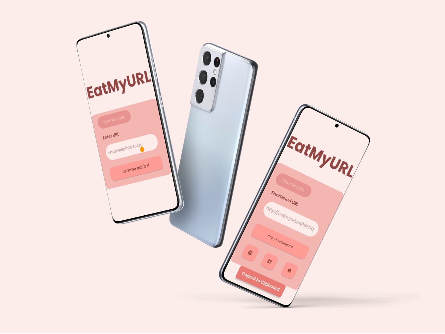 EatMyURL mockup