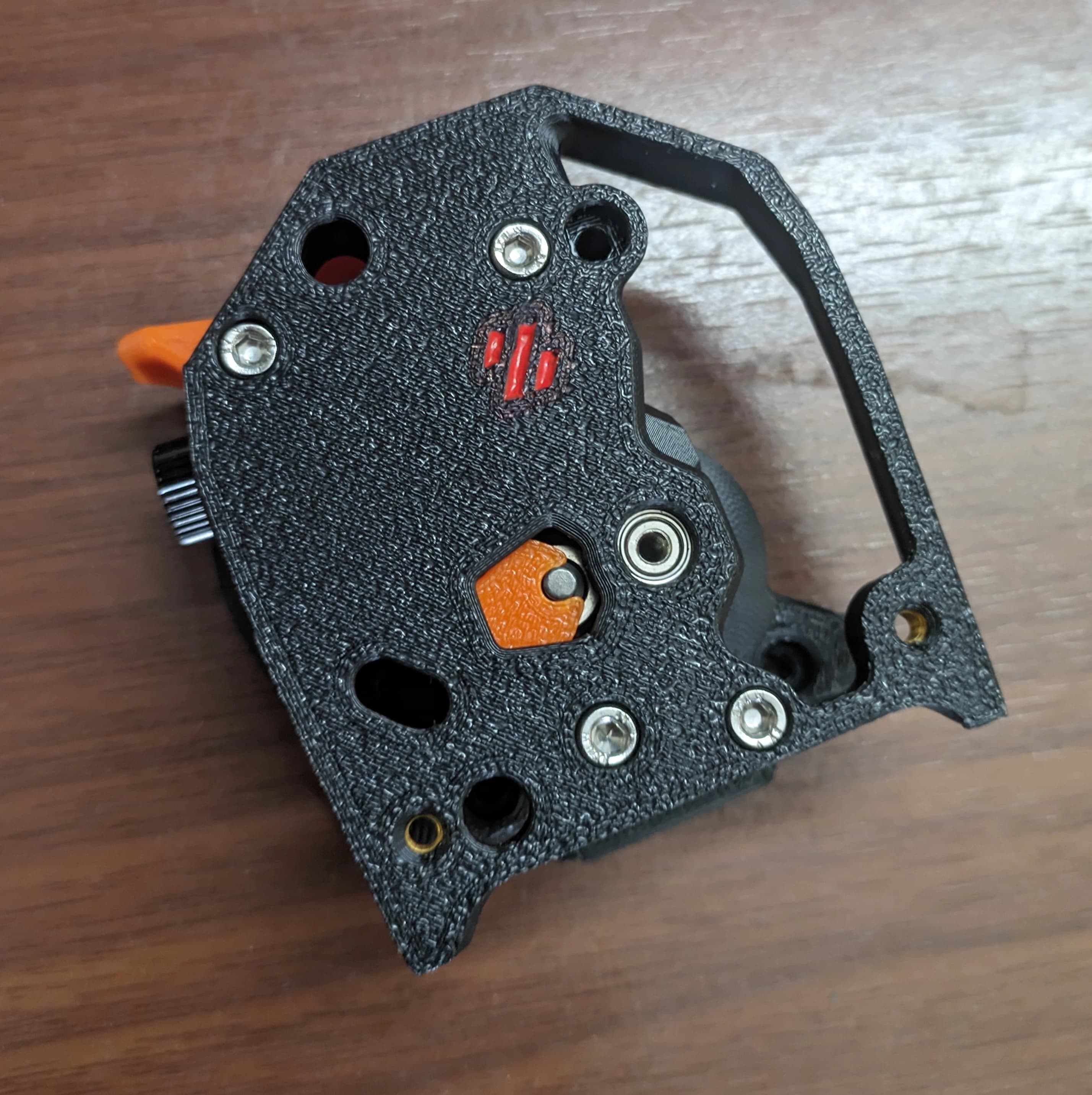 Clockwork 2 extruder assembled